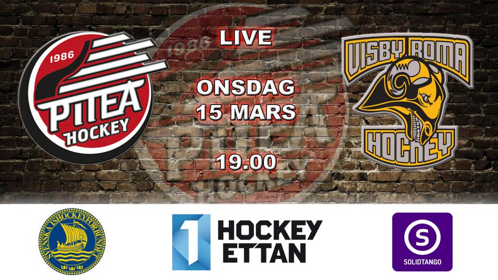 PlayOff 3 match 1. Piteå HC - Visby/Roma