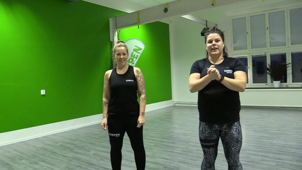 Gympa med Amanda och Ewa