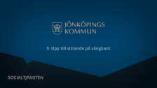 9. Upp till sittande på sängkant