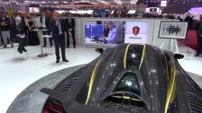 Pressconference Koenigsegg Agera S Hundra by Christian von Koenigsegg Chassis #100