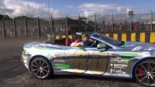 Short overview cars during Gumball 3000 Miami2Ibiza European leg when arrived to Edinburgh