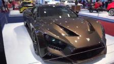 [4k] Dark brown Zenvo ST1 at Essen Motor Show 2014