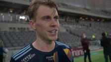 Intervjuer efter segern mot Östersund
