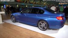 BMW M5 F10 at Stockholm Open: Monte Carlo Blue with Merino full leather interiour in Black