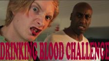 BLOOD DRINKING CHALLENGE *VOMIT ALERT *