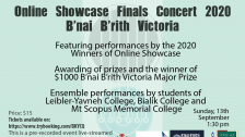 Bnai Brith Showcase - Finals Concert Trailer