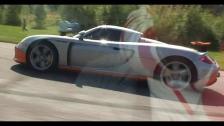 Uncut Porsche Carrera GT vs 911 GT2 (997) both stock except exhaust on the Carrera GT