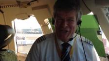 The pilot of Gumball 3000 Airlines Miami to Ibiza