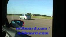 m6board.com presents: Red BMW M6 vs Kleeman E55 AMG K4 (Mercedes) with 640 HP #1