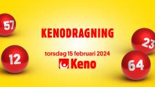 Keno torsdag 15 februari