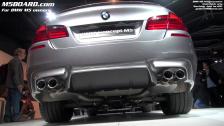 Underside BMW M5 Concept F10 only in detail
