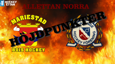 Höjdpunkter Mariestad BoIS - Borlänge HK / Onsdag 30/12