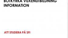 Information Att studera på sfi