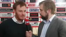 Niklas Sjölund efter 4-1 vinsten mot Enköping