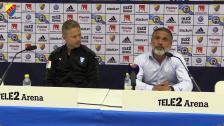 Presskonferensen efter Djurgården - Malmö FF