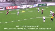 Målen i matchen mellan BP Dam och Rynninge IK