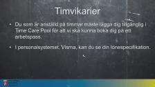 Rapportera arbetstiden