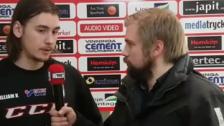William Käkelä efter 3-1 segern mot Kumla