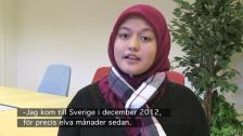 Exempel på muntlig nivå för B-kurs (Nurul berättar)