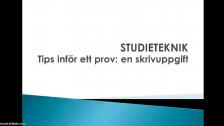 Studieteknik: tips inför ett prov (skriva) -på ryska