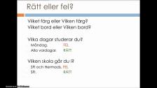 Frågeord del 3